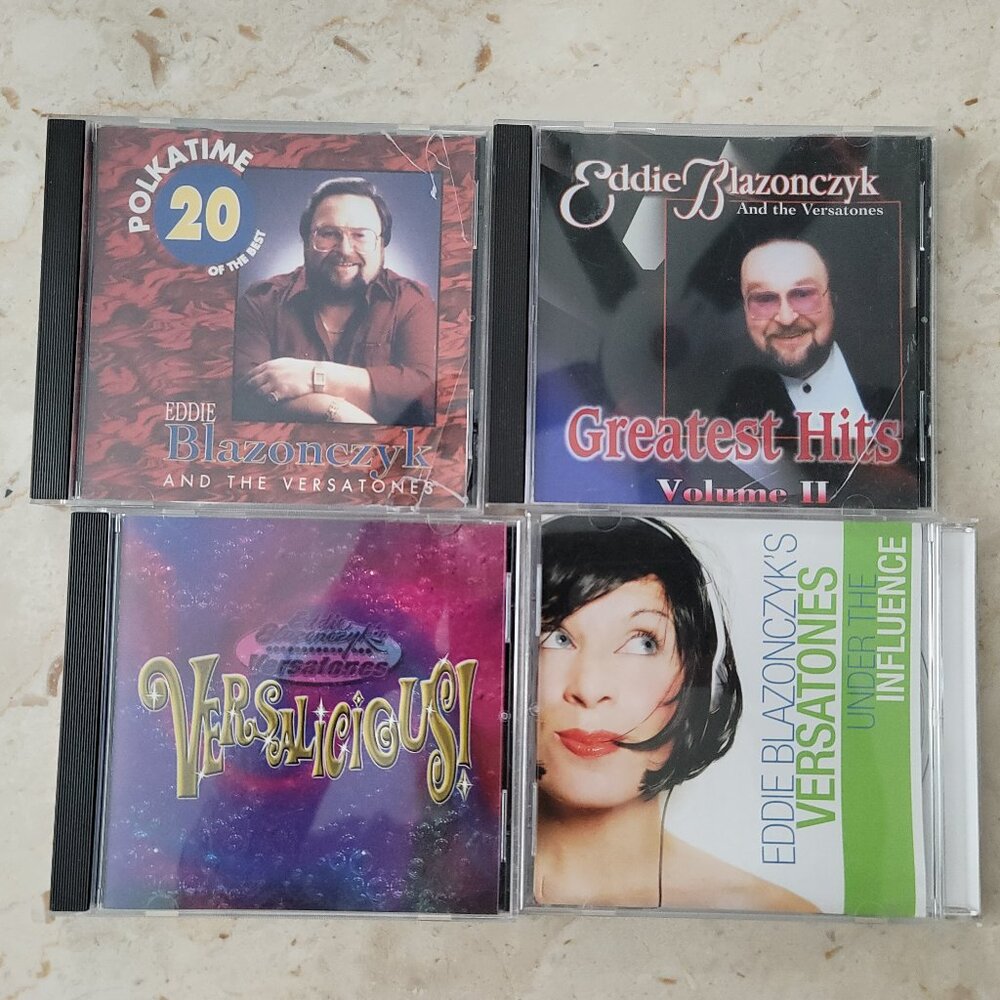 Lot of 4 Polka CD's Eddie Blazonczyk & Versalicious